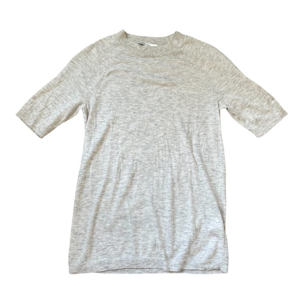 Vince - Easy Short Sleeve Wool-Cashmere Blend Sweater - XS